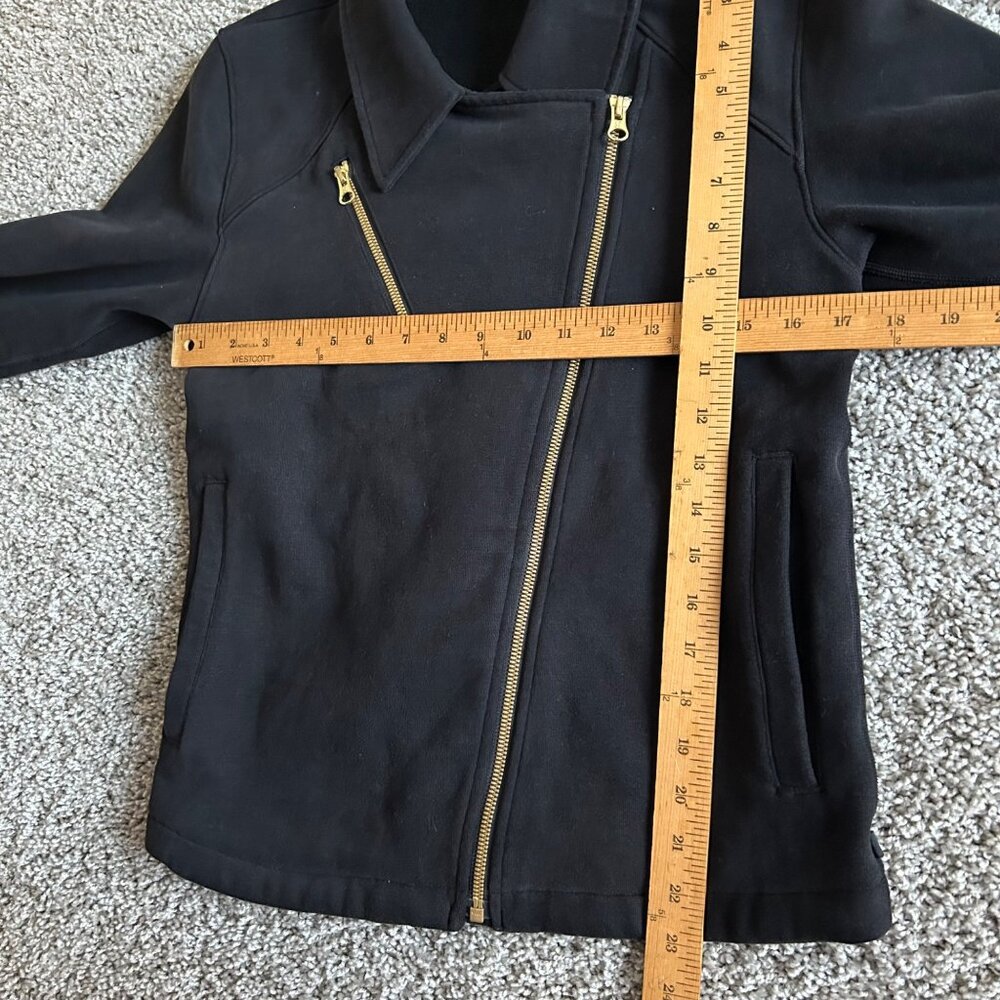 Lululemon Womens 6 Lab Shadow Zip Up Blazer Moto Jacket - Picture 5 of 11